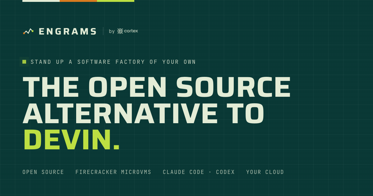 engramsfactory.com — Today at @GetCortexApp we’re excited to announce that we’re open sourcing engrams ( ) -…